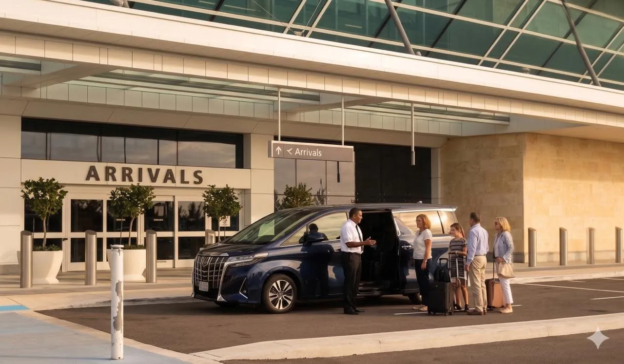 $5 off your first ride – Airport Image
