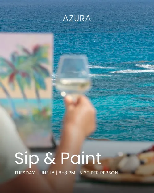 Sip & Paint At AZURA