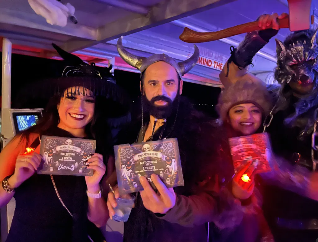 Halloween Mini Cruises On Board ÜberVida! Special Sunset Cruise