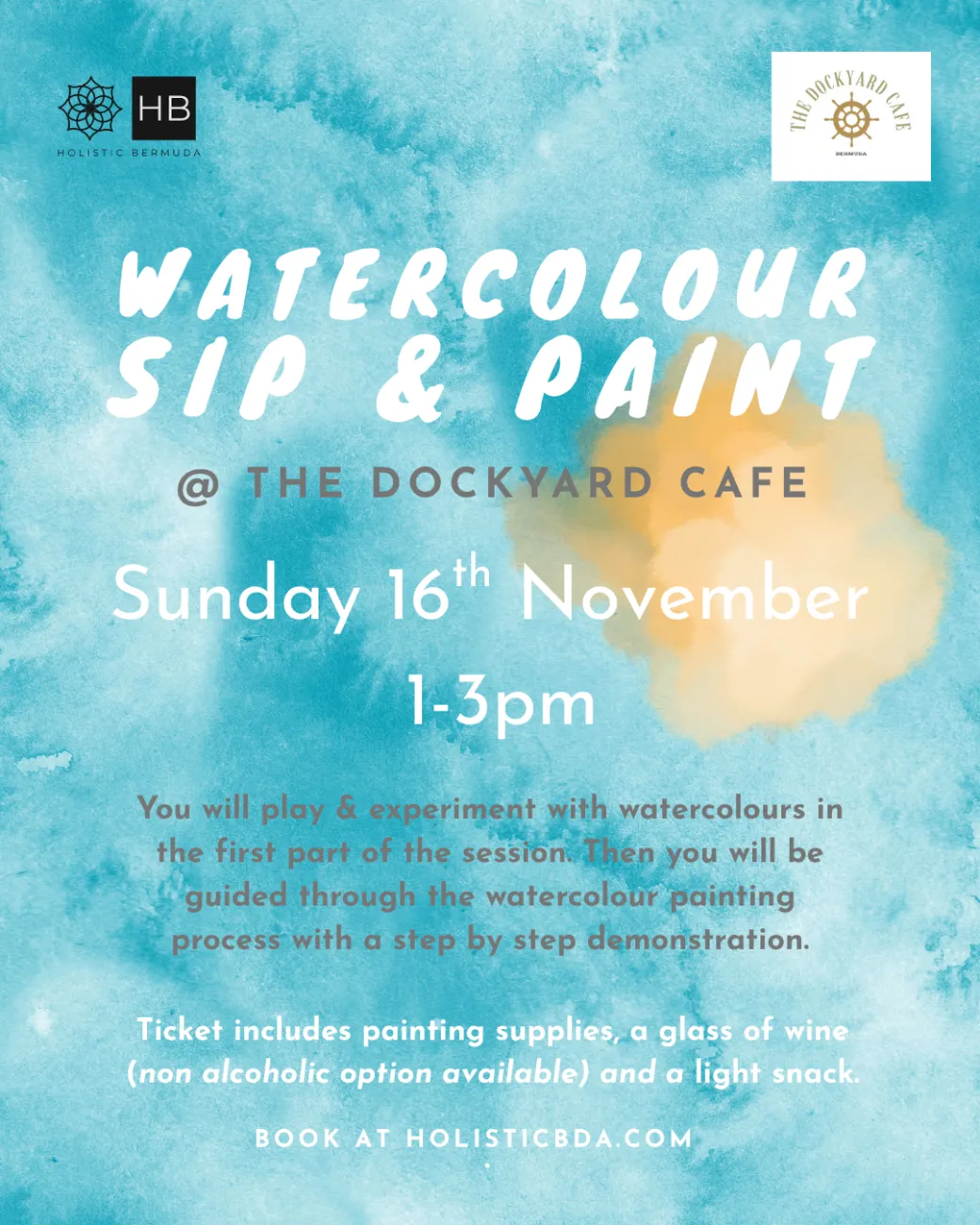 Watercolour Sip & Paint