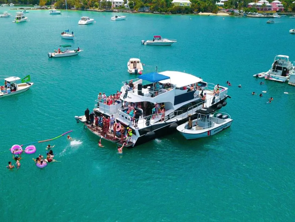 Trip To Cup Match 2026  On Board ÜberVida Bermuda's Celebration Yacht