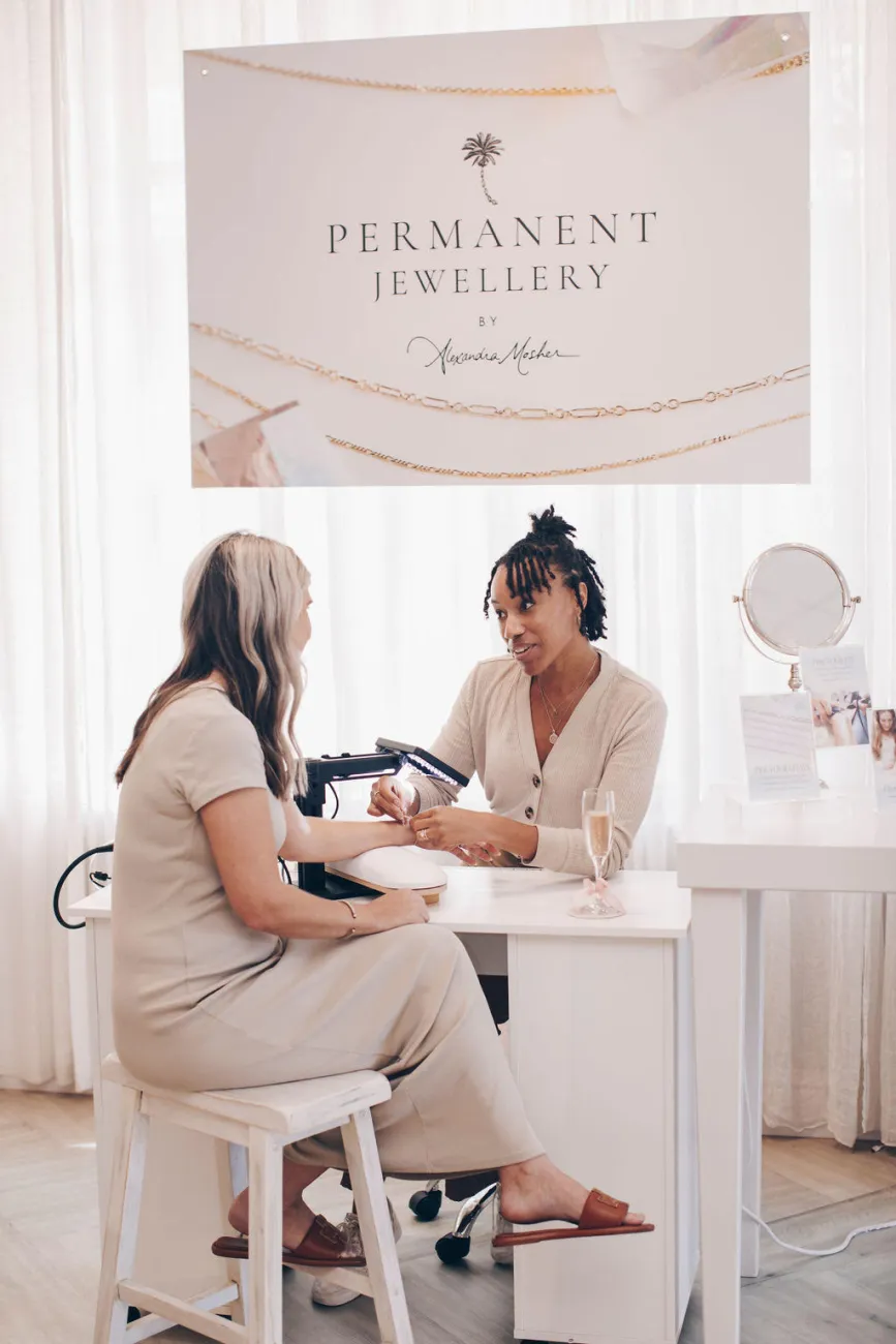 Permanent Jewellery At Alexandra Mosher Studio