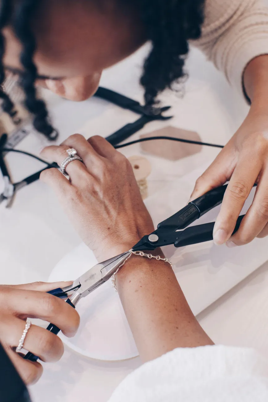 Permanent Jewellery At Alexandra Mosher Studio