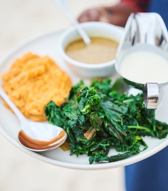 plate of vegan food