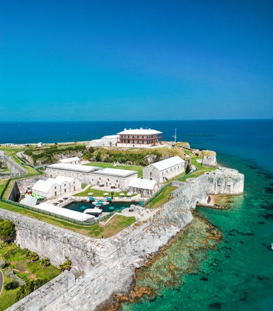 Exterior view of the national museum of Bermuda