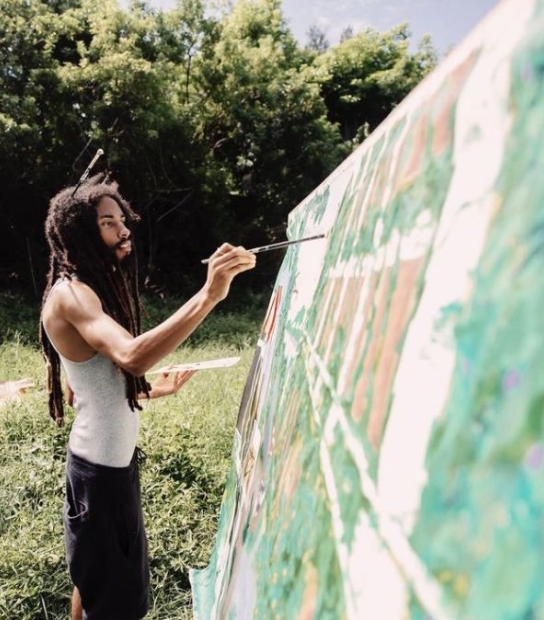 Aerial Live Painting