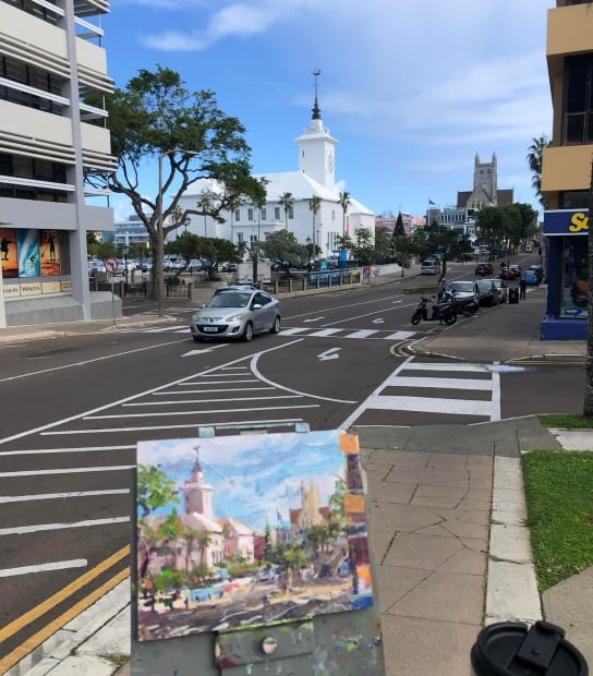 Day 8 . Bermuda Plein Air Festival - The Bermuda Plein Air Festival Show And Judging