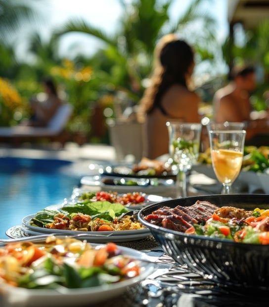Poolside BBQ Night At Rosedon Hotel