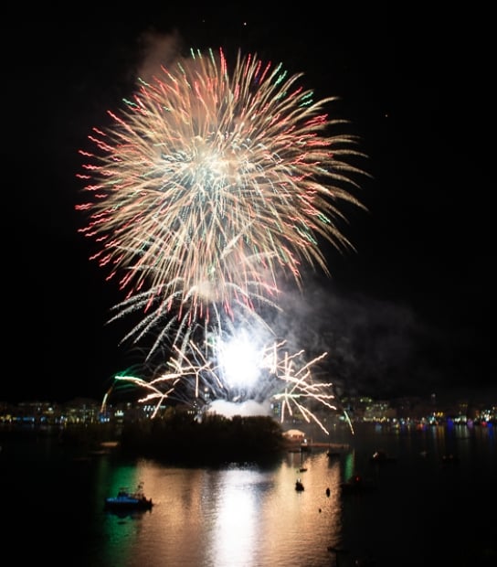 New Year's Eve Fireworks At Cambridge Beaches
