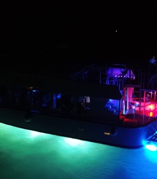 Bermuda Twilight Triangle Night Glass-Bottom Boat Cruise