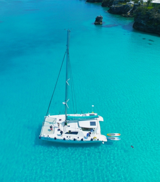 Sail Bermuda – Wyuna Aerial