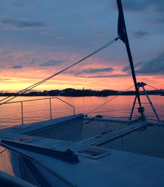 Catamaran Sunset Sail