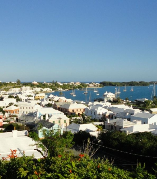 The St. George's Club – View From The St George's Cottages On Rose Hill