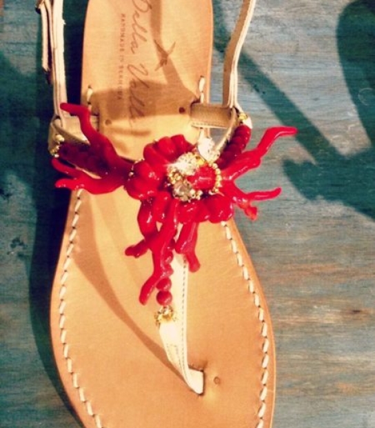 Della Valle Handmade Sandals – Coral