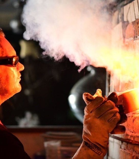 Jon Faulkner Gallery – Jon, Kiln Firing