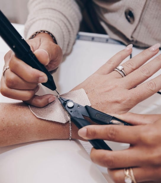 Permanent Jewellery At Alexandra Mosher Studio