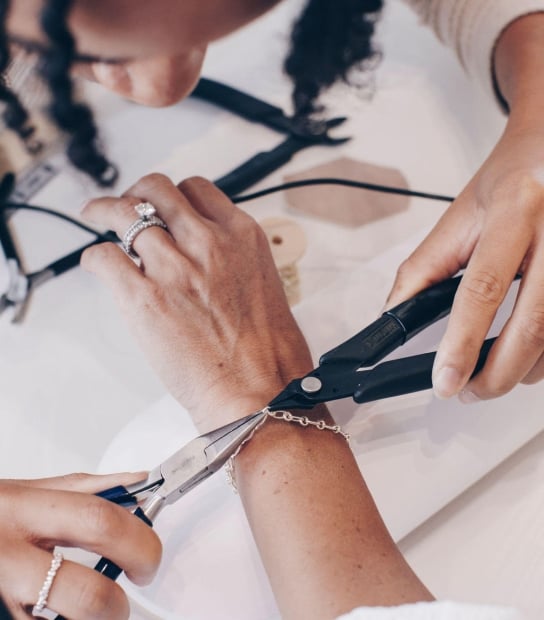 Permanent Jewellery At Alexandra Mosher Studio