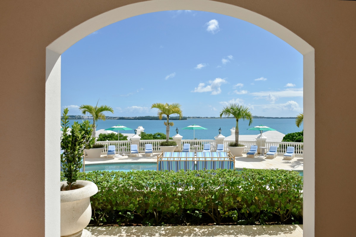 Rosewood Bermuda – Pool Porch View Rosewood