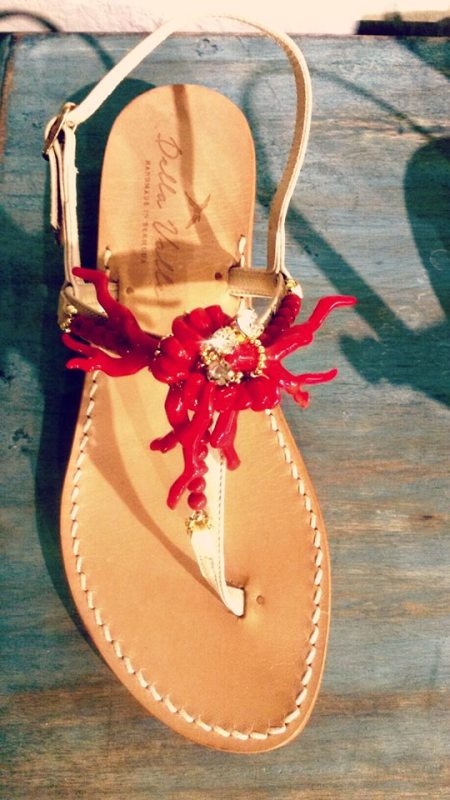 Della Valle Handmade Sandals – Coral